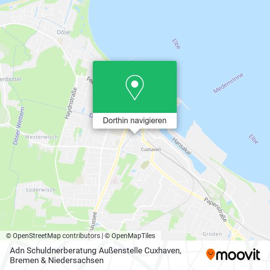 Adn Schuldnerberatung Außenstelle Cuxhaven Karte