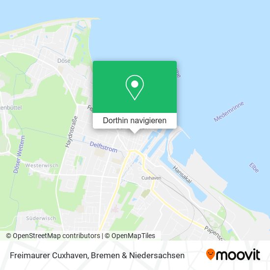 Freimaurer Cuxhaven Karte