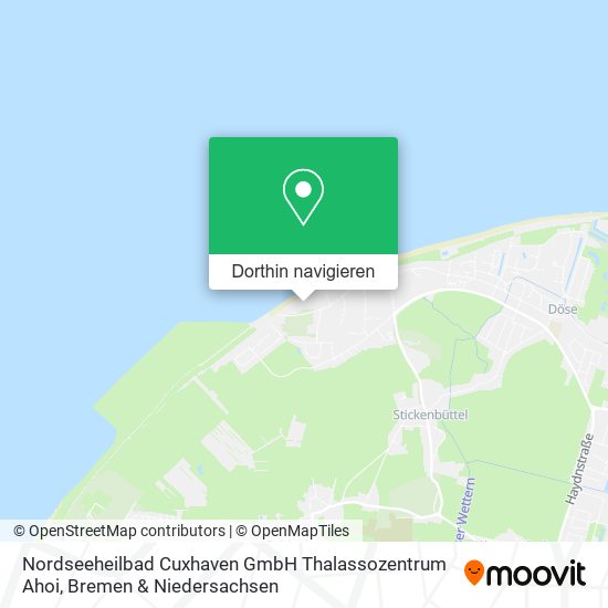 Nordseeheilbad Cuxhaven GmbH Thalassozentrum Ahoi Karte