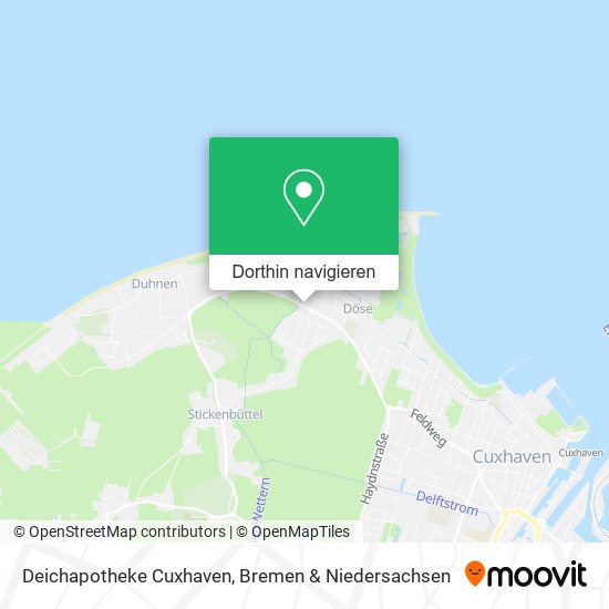 Deichapotheke Cuxhaven Karte