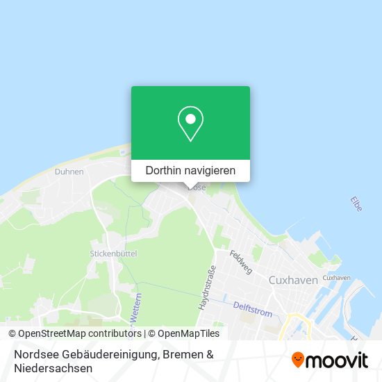 Nordsee Gebäudereinigung Karte