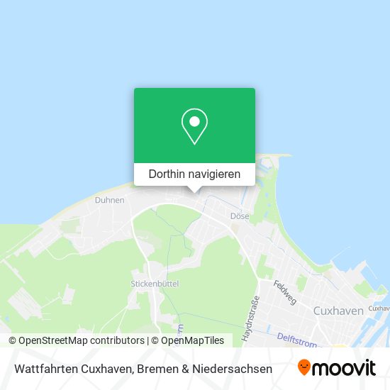 Wattfahrten Cuxhaven Karte