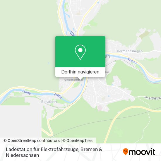Ladestation für Elektrofahrzeuge Karte