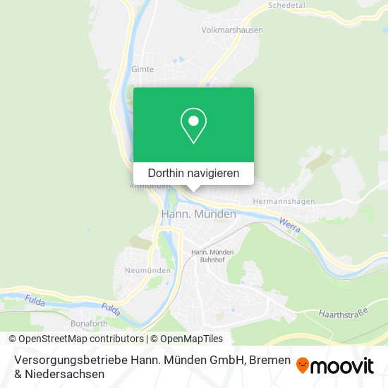 Versorgungsbetriebe Hann. Münden GmbH Karte