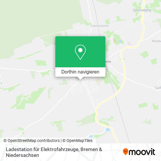 Ladestation für Elektrofahrzeuge Karte