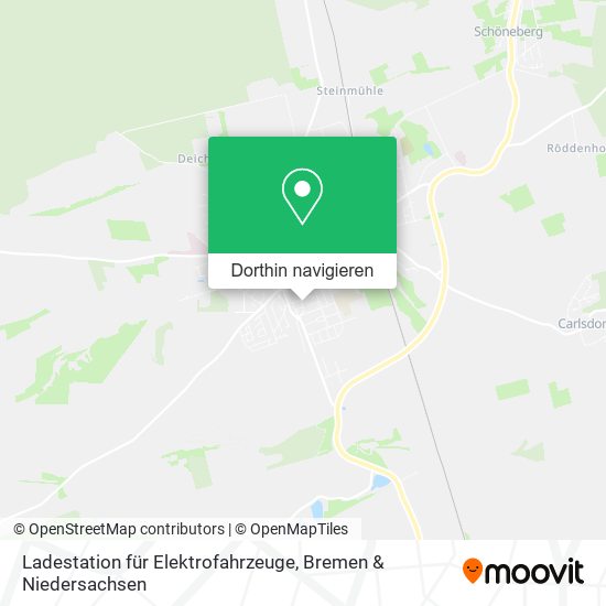 Ladestation für Elektrofahrzeuge Karte