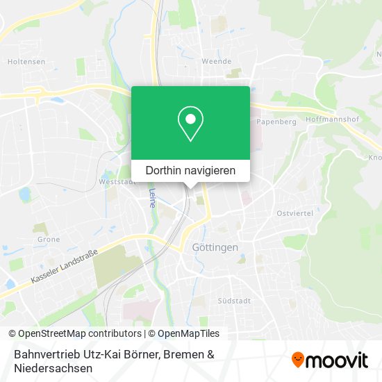 Bahnvertrieb Utz-Kai Börner Karte