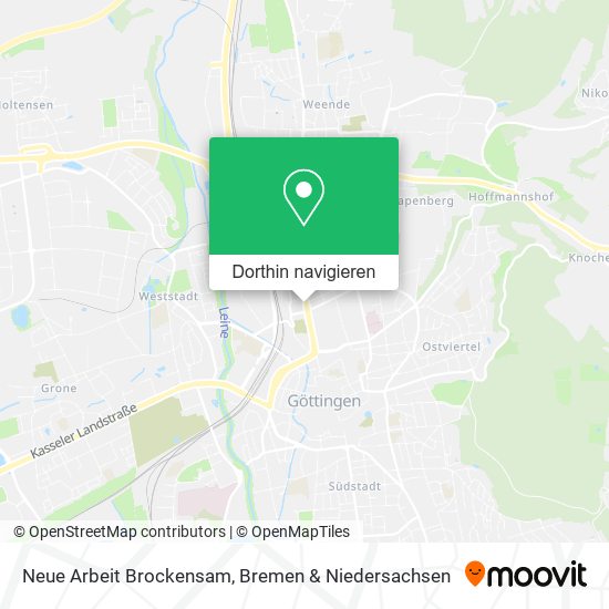Neue Arbeit Brockensam Karte