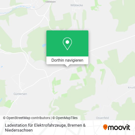 Ladestation für Elektrofahrzeuge Karte