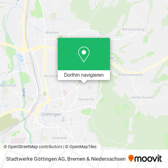 Stadtwerke Göttingen AG Karte