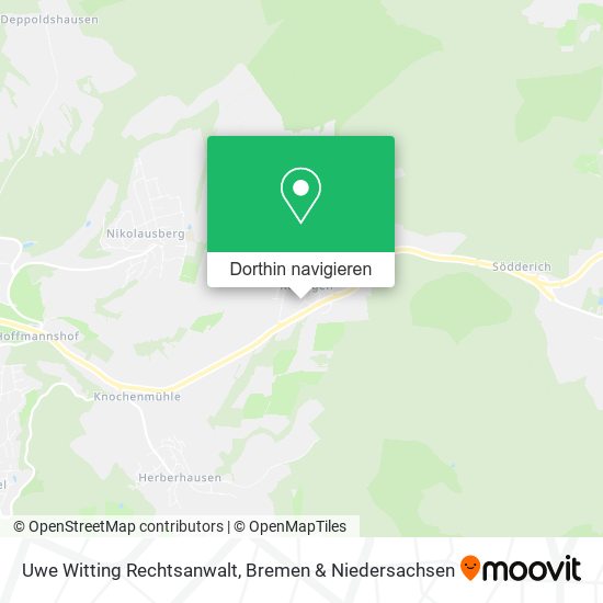 Uwe Witting Rechtsanwalt Karte