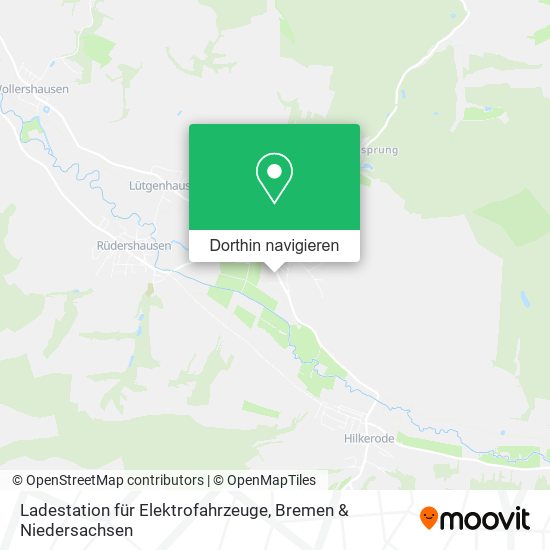 Ladestation für Elektrofahrzeuge Karte