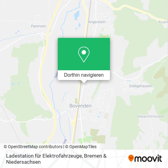 Ladestation für Elektrofahrzeuge Karte