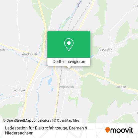 Ladestation für Elektrofahrzeuge Karte