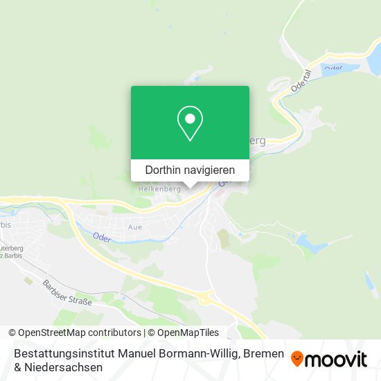 Bestattungsinstitut Manuel Bormann-Willig Karte