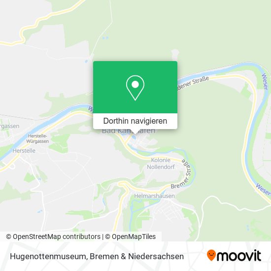 Hugenottenmuseum Karte