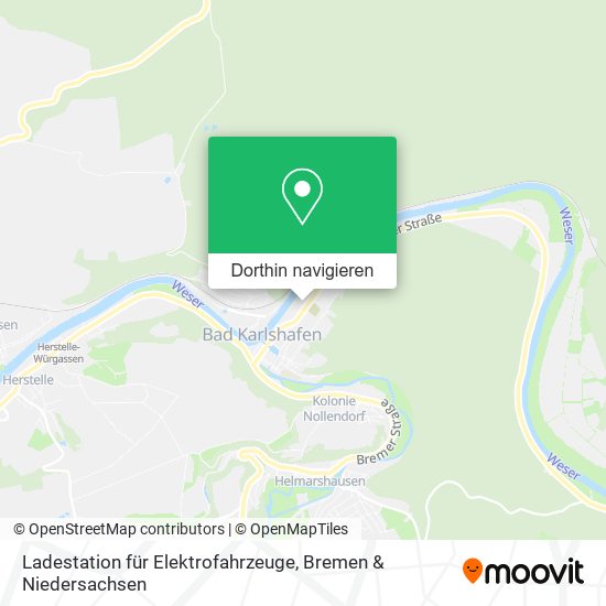 Ladestation für Elektrofahrzeuge Karte