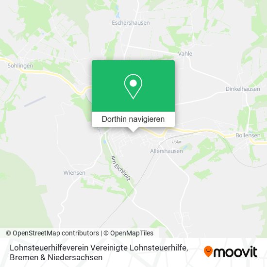 Lohnsteuerhilfeverein Vereinigte Lohnsteuerhilfe Karte