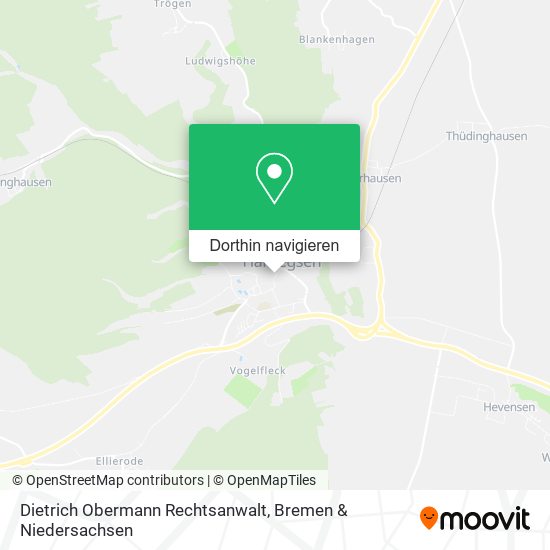 Dietrich Obermann Rechtsanwalt Karte
