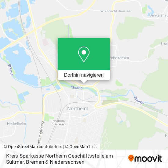 Kreis-Sparkasse Northeim Geschäftsstelle am Sultmer Karte