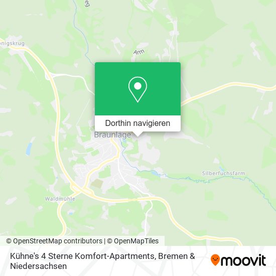 Kühne's 4 Sterne Komfort-Apartments Karte