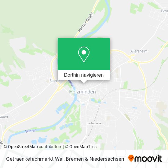 Getraenkefachmarkt Wal Karte