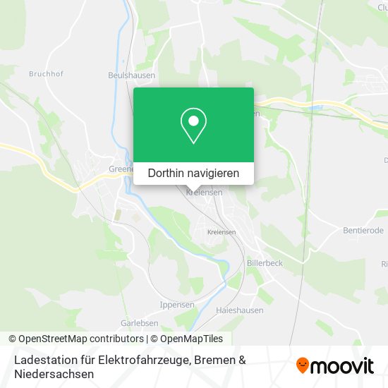 Ladestation für Elektrofahrzeuge Karte