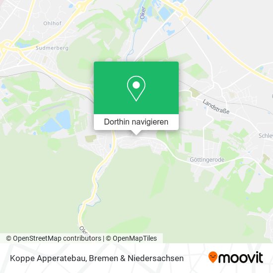 Koppe Apperatebau Karte