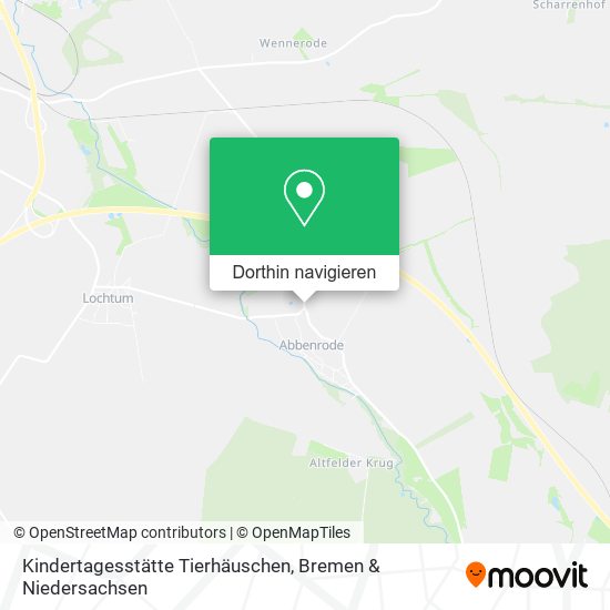 Kindertagesstätte Tierhäuschen Karte