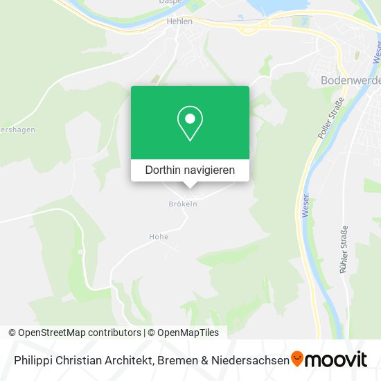 Philippi Christian Architekt Karte