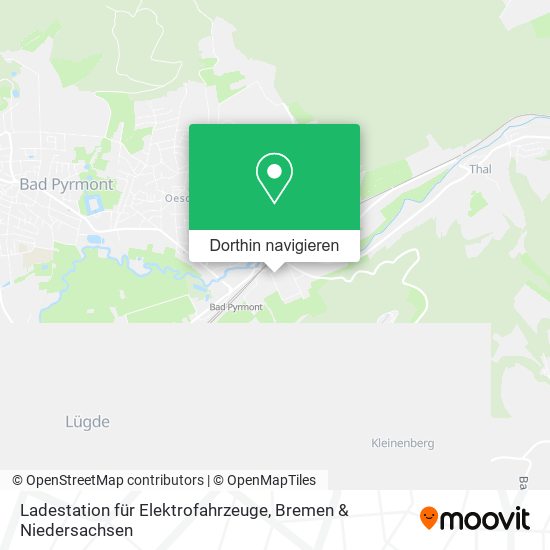 Ladestation für Elektrofahrzeuge Karte