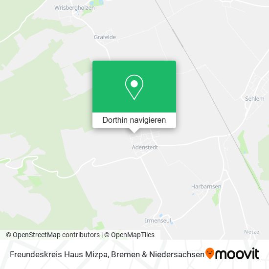 Freundeskreis Haus Mizpa Karte