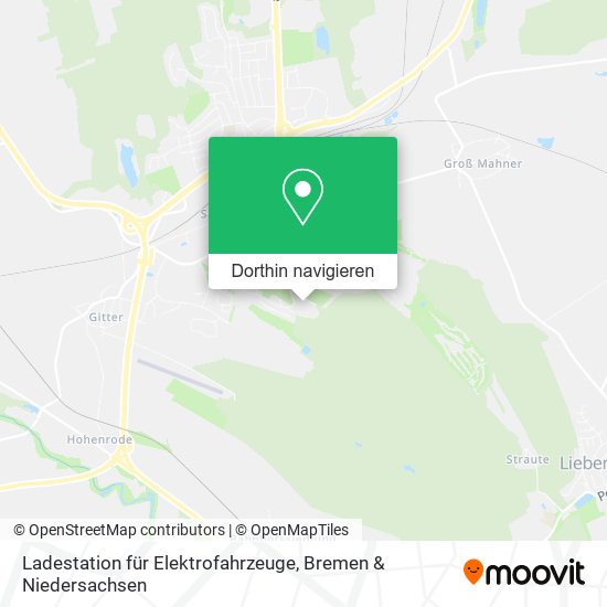 Ladestation für Elektrofahrzeuge Karte