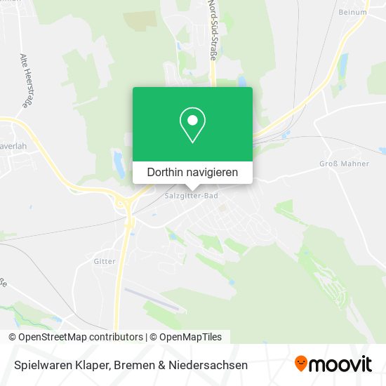 Spielwaren Klaper Karte