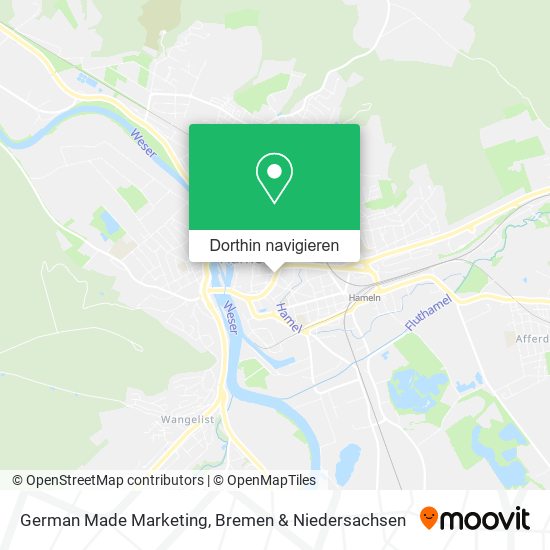 German Made Marketing Karte