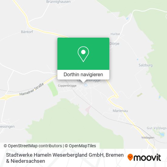 Stadtwerke Hameln Weserbergland GmbH Karte