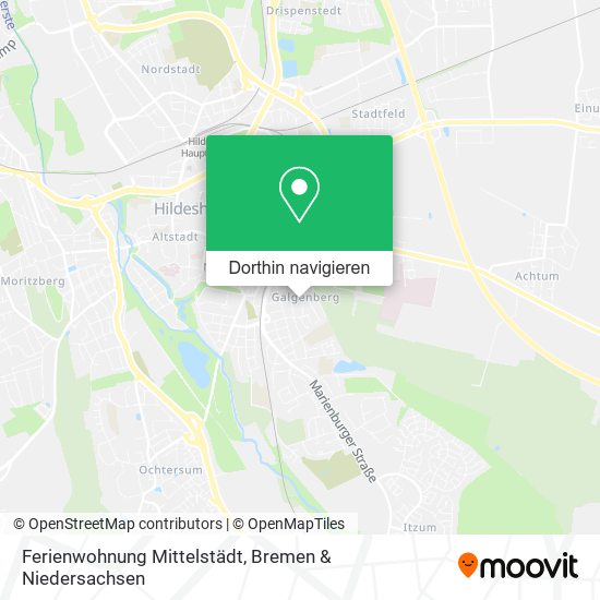 Ferienwohnung Mittelstädt Karte