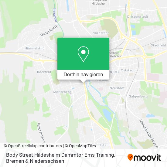 Body Street Hildesheim Dammtor Ems Training Karte
