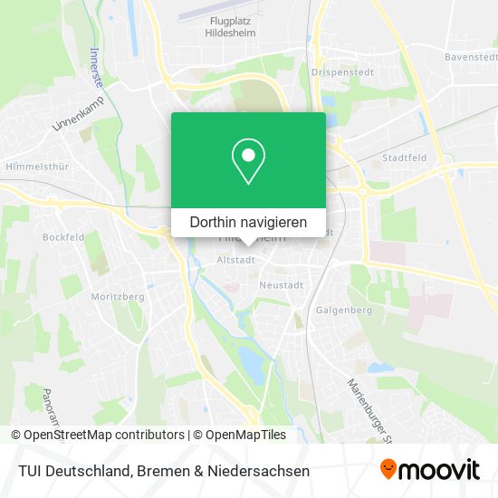 TUI Deutschland Karte