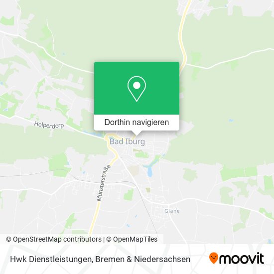 Hwk Dienstleistungen Karte