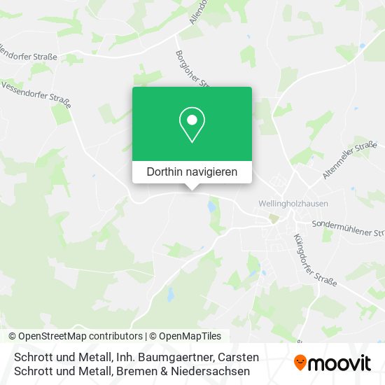 Schrott und Metall, Inh. Baumgaertner, Carsten Schrott und Metall Karte