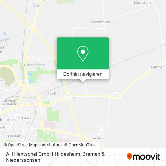 AH Hentschel GmbH-Hildesheim Karte