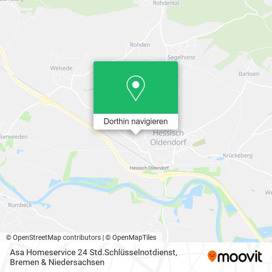 Asa Homeservice 24 Std.Schlüsselnotdienst Karte