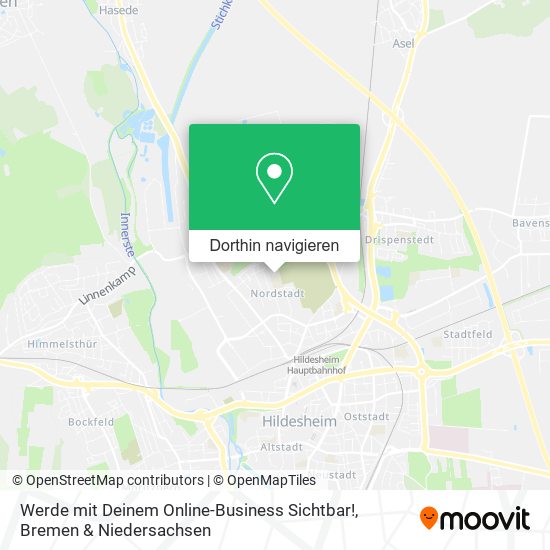 Werde mit Deinem Online-Business Sichtbar! Karte