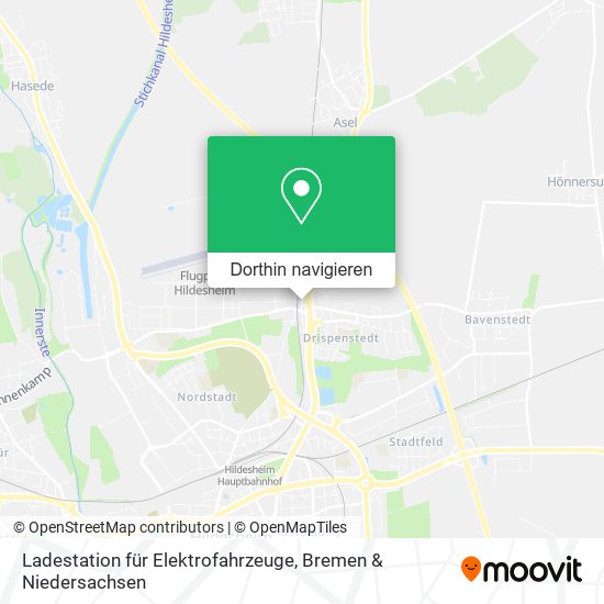 Ladestation für Elektrofahrzeuge Karte