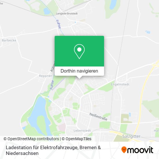 Ladestation für Elektrofahrzeuge Karte