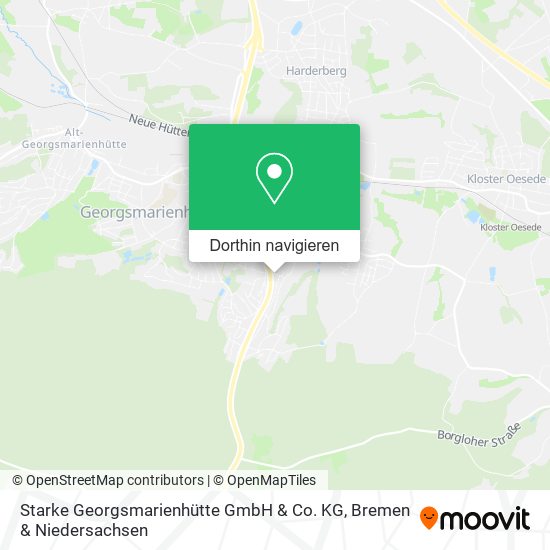 Starke Georgsmarienhütte GmbH & Co. KG Karte