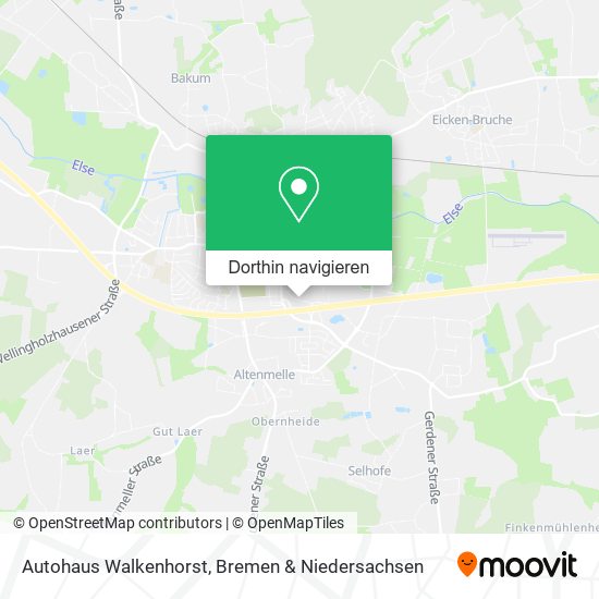 Autohaus Walkenhorst Karte