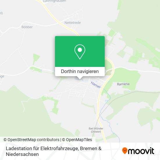 Ladestation für Elektrofahrzeuge Karte