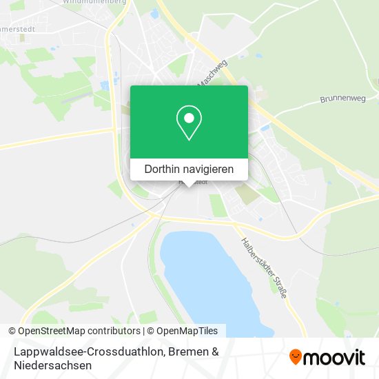 Lappwaldsee-Crossduathlon Karte